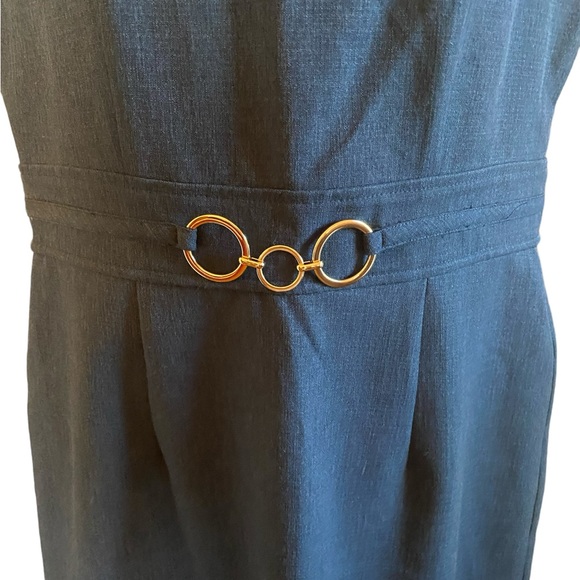 Connected Women's Denim Blue Sleeveless Dress-Size 6/NWOT - Picture 2 of 5